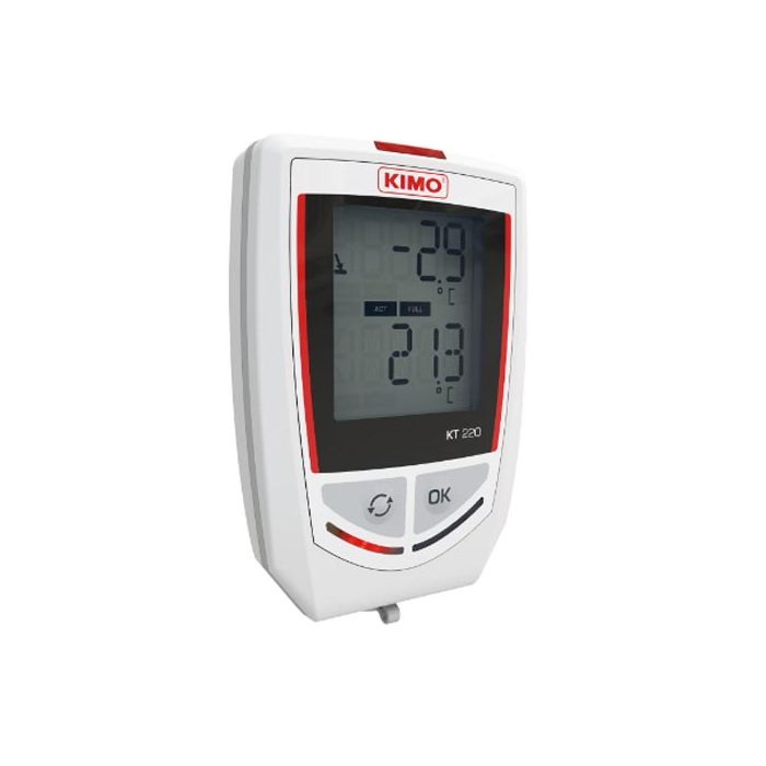 KIMO Temperatur-Datenlogger mit 1 externen Eingang | KT 220-O - VolTech GmbH
