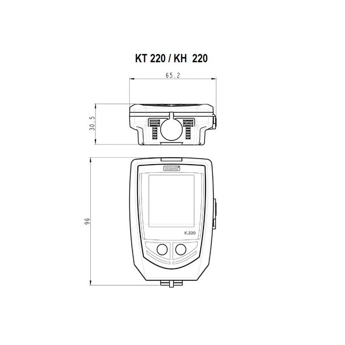 KIMO Temperatur-Datenlogger mit 1 externen Eingang | KT 220-O - VolTech GmbH