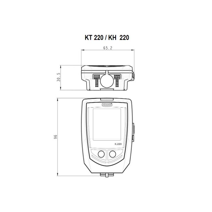 KIMO Temperatur-Feuchte-Lichtstärke-Logger mit 1 externen Eingang | KH 220 - VolTech GmbH