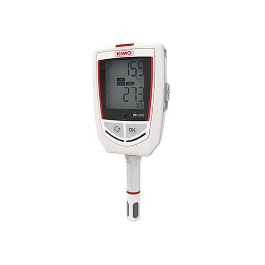 KIMO Temperatur-Feuchte-Lichtstärke-Logger mit 1 externen Eingang | KH 220 - VolTech GmbH