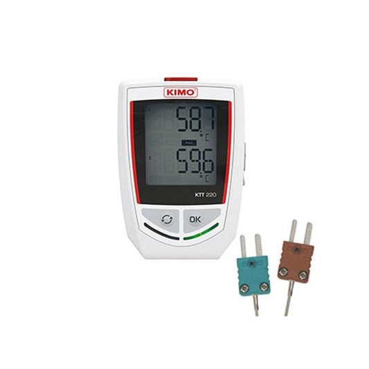 KIMO Temperatur-Datenlogger für 2 Thermoelemente | KTT 220 - VolTech GmbH