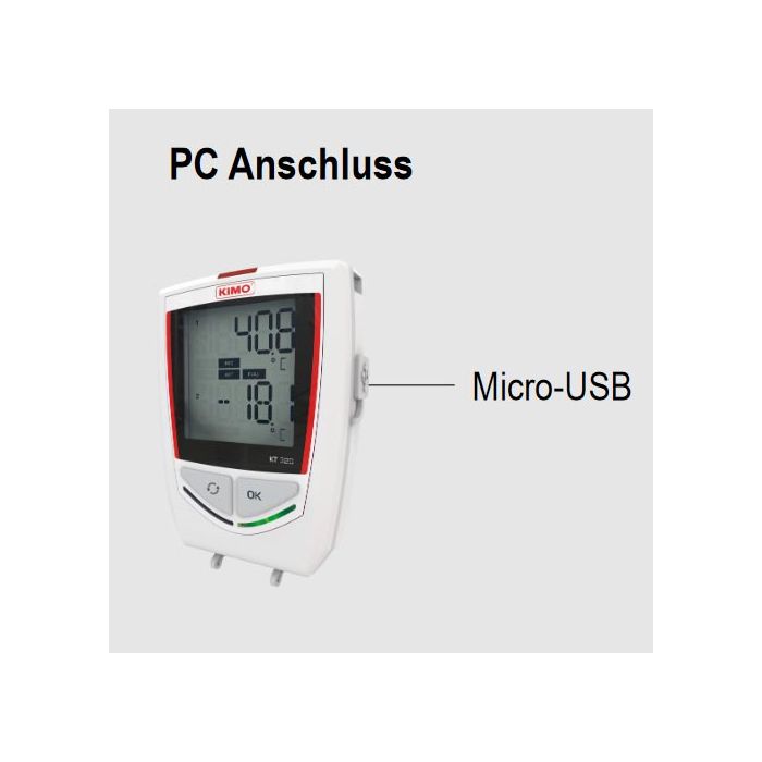 KIMO Temperatur-Feuchte-Strom-Spannung-Impuls-Logger | KT 320 - VolTech GmbH