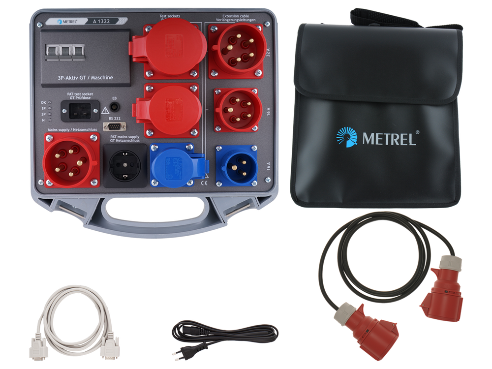 Metrel A 1322 und A 1422 - Aktiver 3-Phasen-Adapter - VolTech GmbH