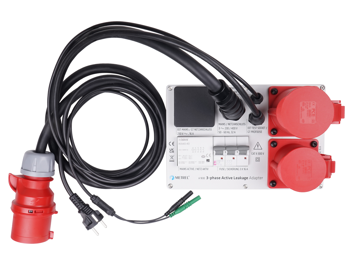Metrel A 1830 Aktiver 3-phasiger Ableitstromadapter, CH-Version - VolTech GmbH