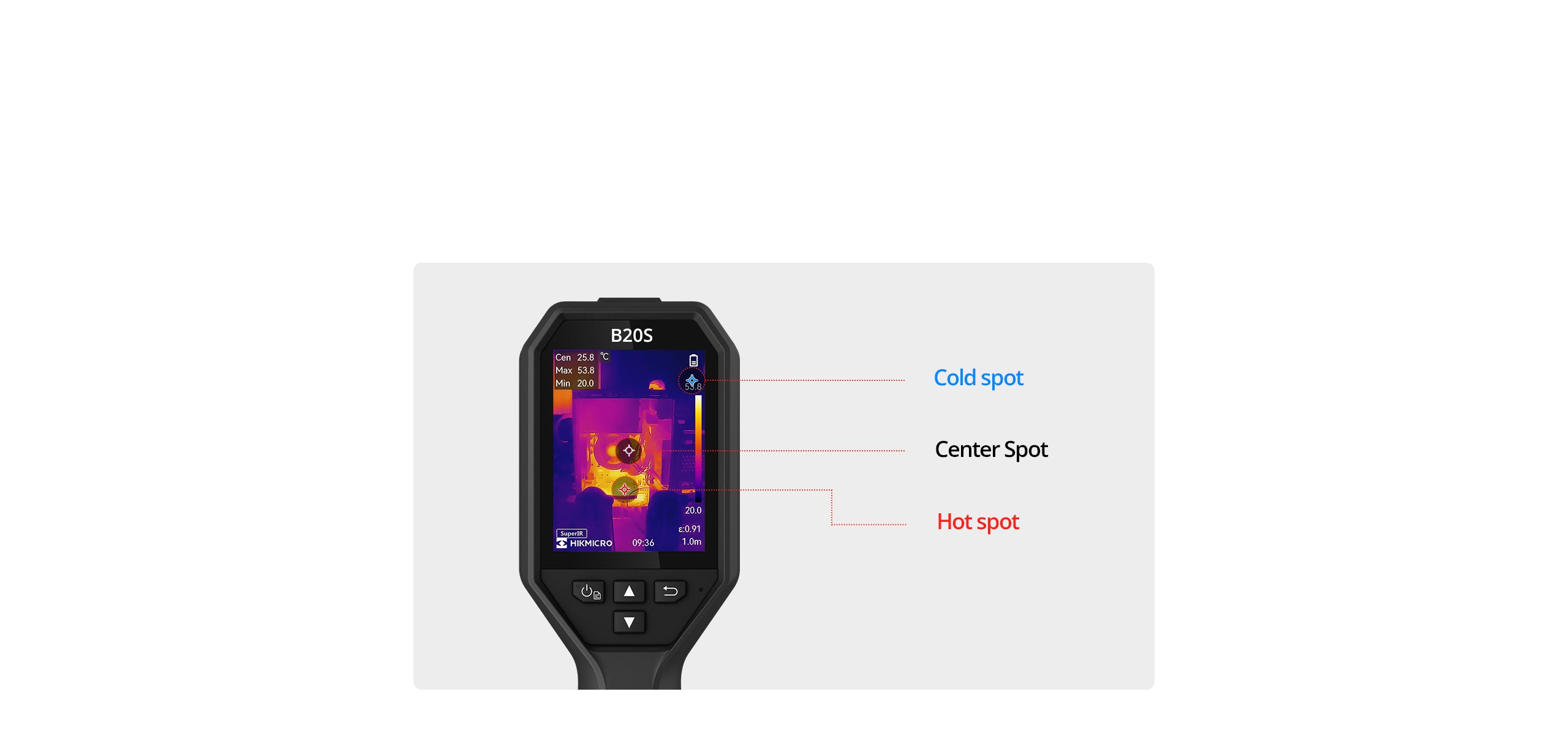 HIKMICRO B20S Wärmebildkamera mit Wi-Fi, 256 x 192, -20 ... 550°C, NETD<40mk - VolTech GmbH