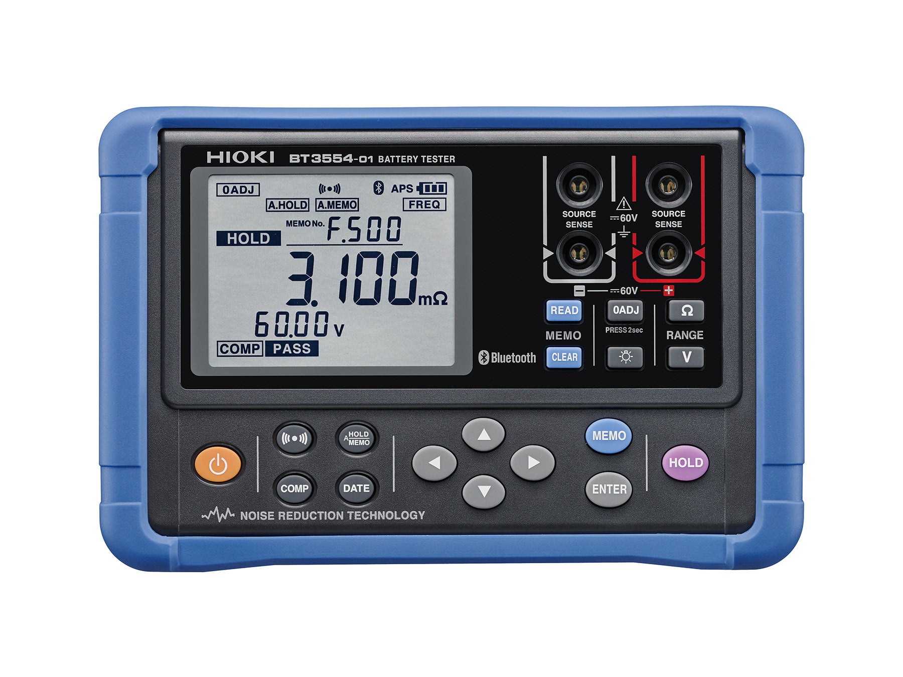 Hioki - BT3554-91 - Tragbarer Batterietester, 9465-10 Prüfkabel und Z3210 - VolTech GmbH