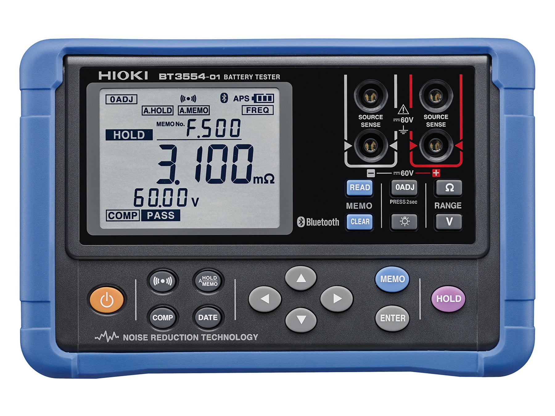 Hioki - BT3554-92 - Tragbarer Batterietester, L2020 Prüfkabel und Z3210 - VolTech GmbH