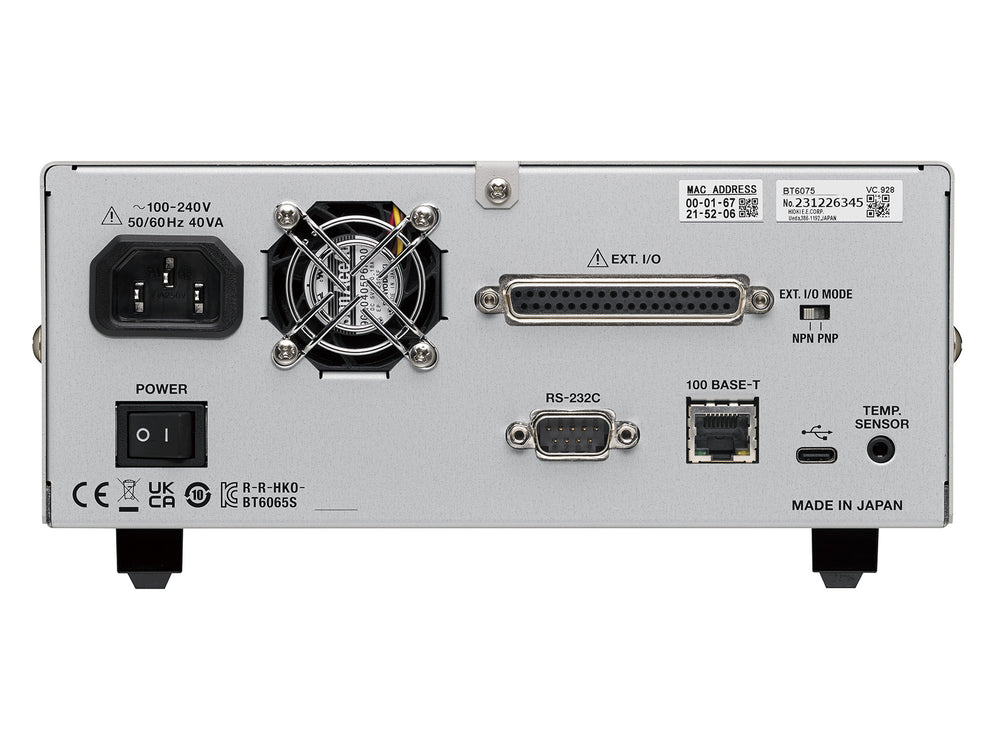 Hioki - BT6065 - 2-in-1 Präzisions-Batterietester und Voltmeter - VolTech GmbH