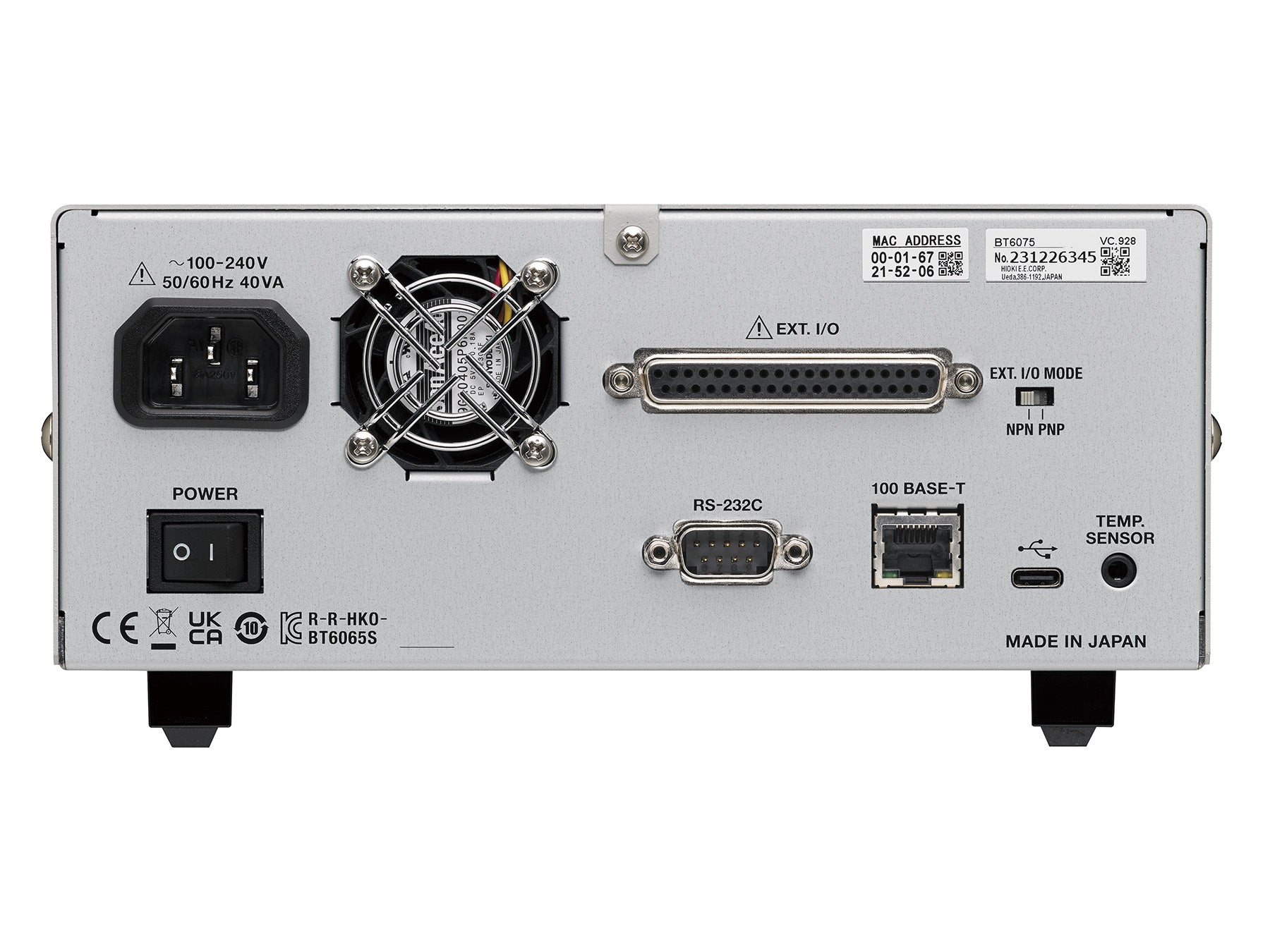 Hioki - BT6065 - 2-in-1 Präzisions-Batterietester und Voltmeter - VolTech GmbH