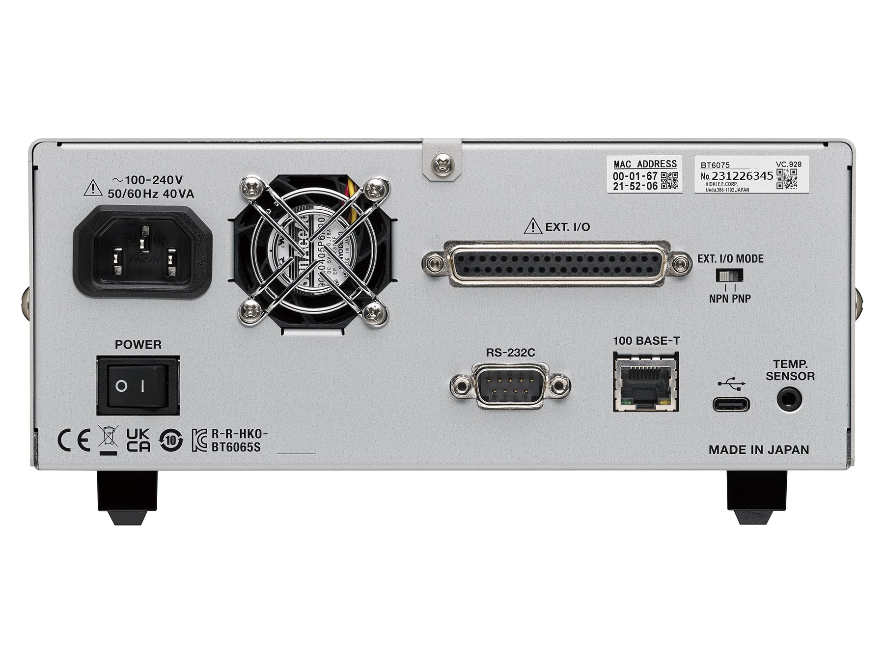 Hioki - BT6075 - 2-in-1 Präzisions-Batterietester und Voltmeter - VolTech GmbH