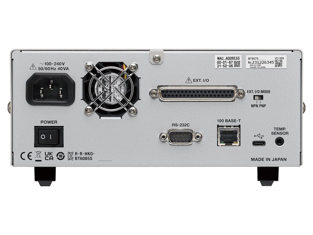 Hioki - BT6075 - 2-in-1 Präzisions-Batterietester und Voltmeter - VolTech GmbH