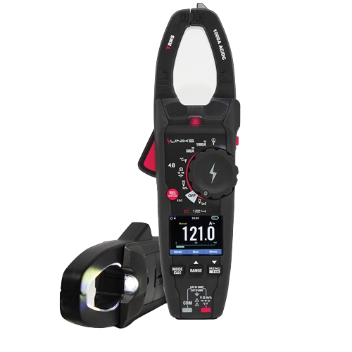 Uniks C124 TRMS Stromzange 1000A AC/DC, CAT IV 600 V mit Datalogger - VolTech GmbH