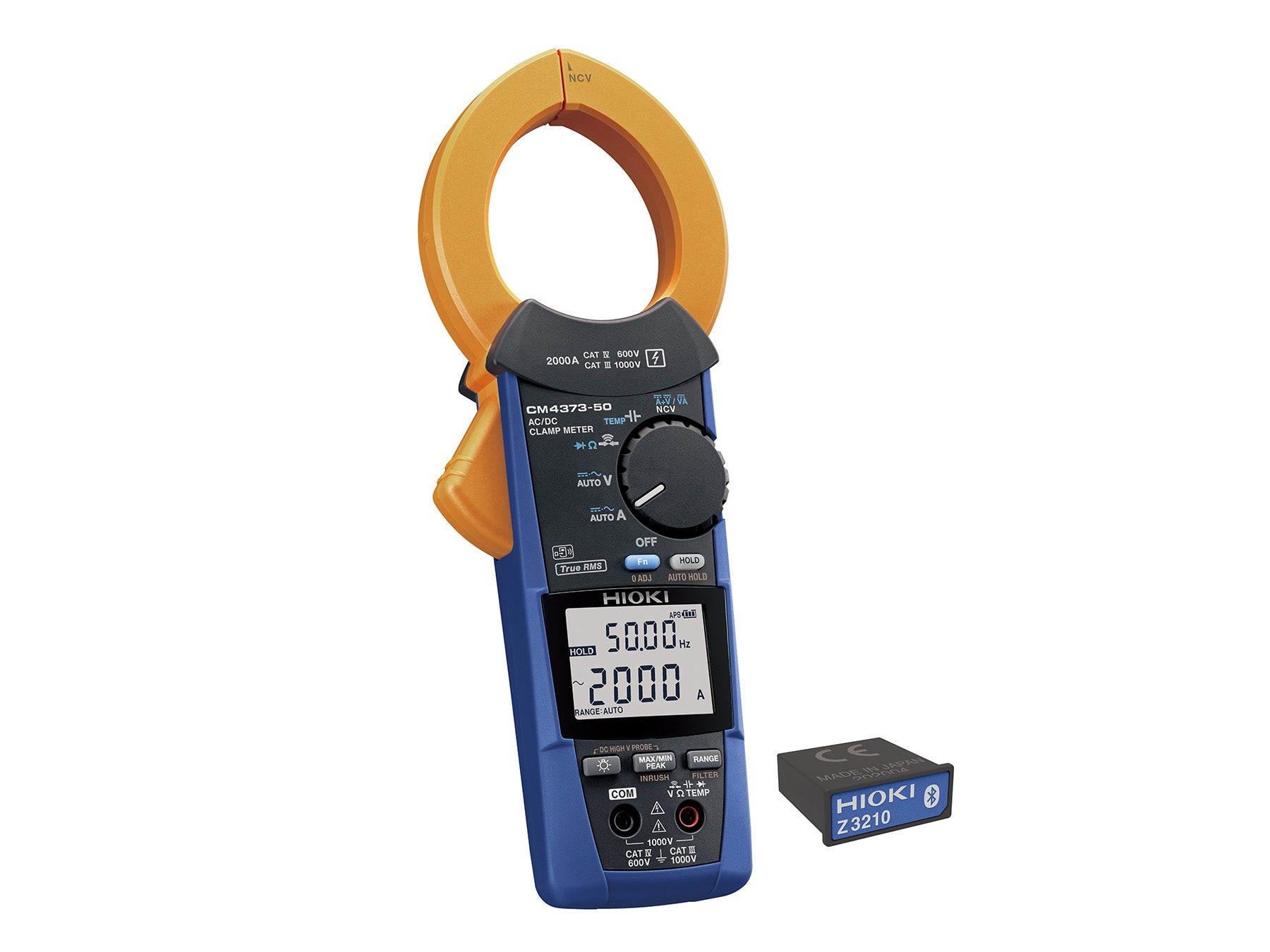 Hioki - CM4373-90 - AC/DC Zangenmultimeter, 2000 A, Bluetooth - VolTech GmbH
