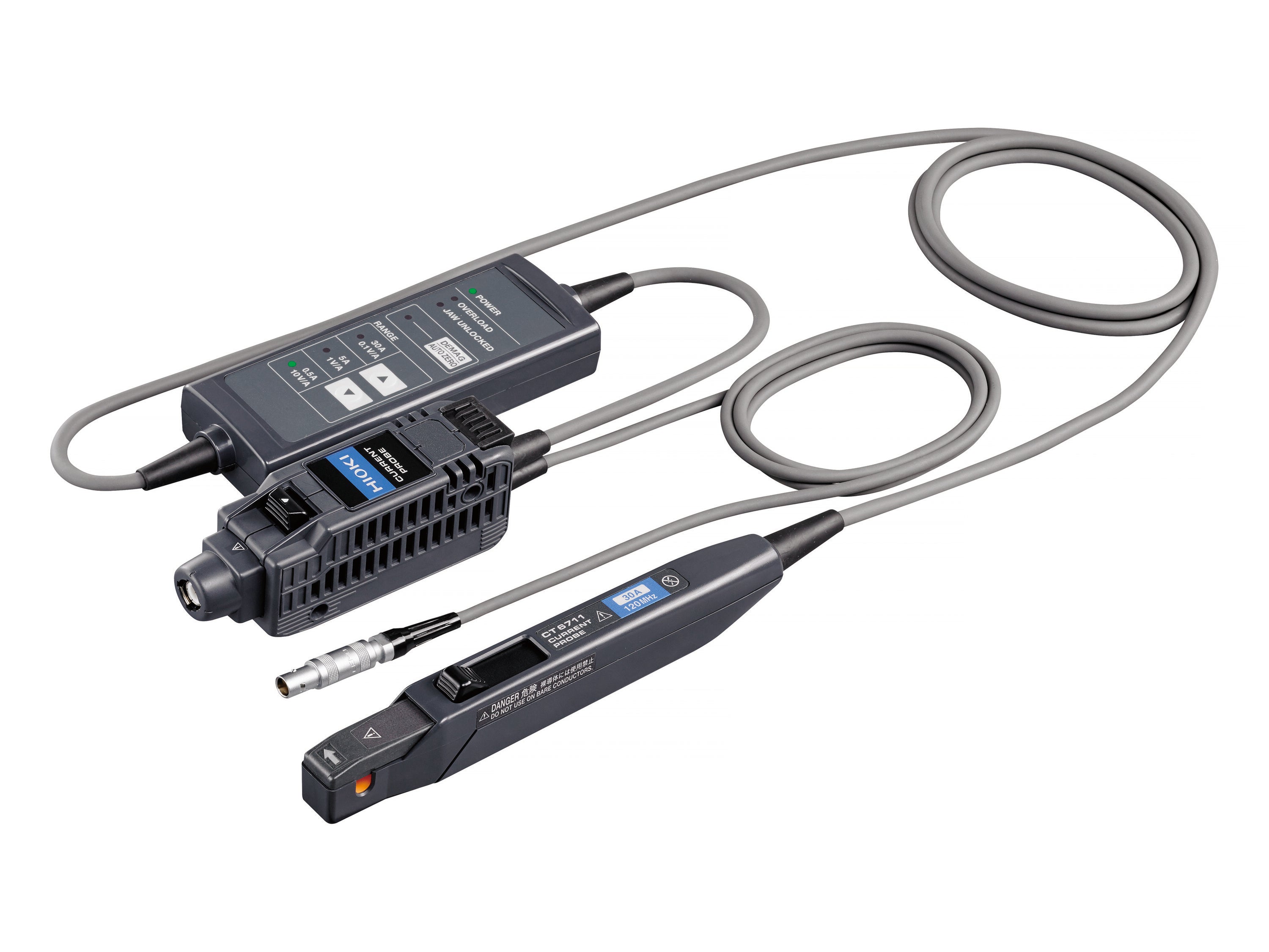 Hioki - CT6711 - AC/DC Stromzange, 30 A (3 Bereiche) / 120 MHz - VolTech GmbH