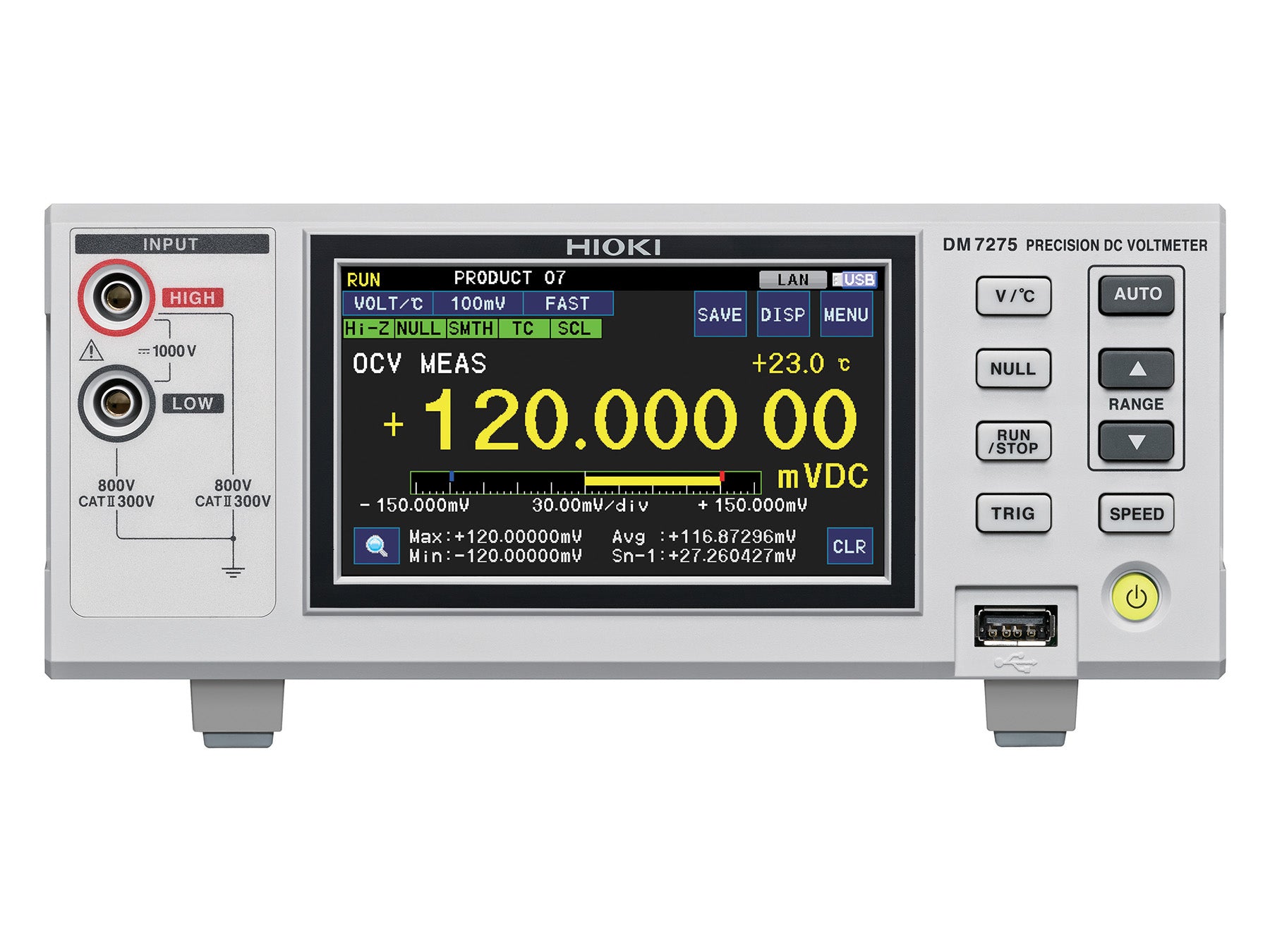 Hioki - DM7275-03 - Präzisions-DC-Voltmeter - VolTech GmbH
