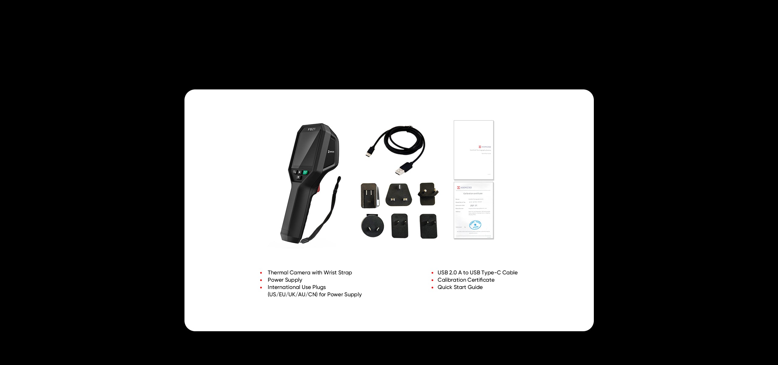 HIKMICRO FB21 WÄRMEBILDKAMERA FÜR DIE BRANDBEKÄMPFUNG, 256x192 IR, 25 HZ - VolTech GmbH