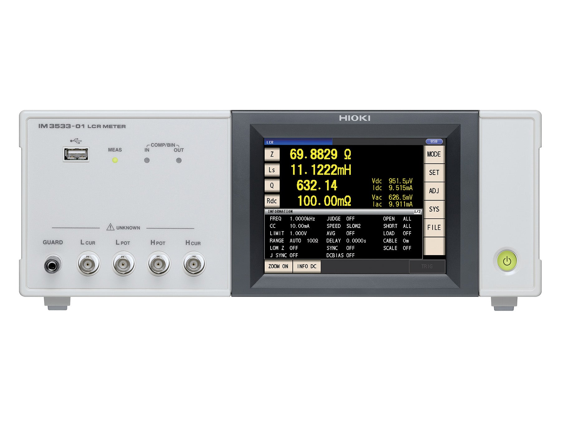 Hioki - IM3533-01 - LCR Messgerät - VolTech GmbH