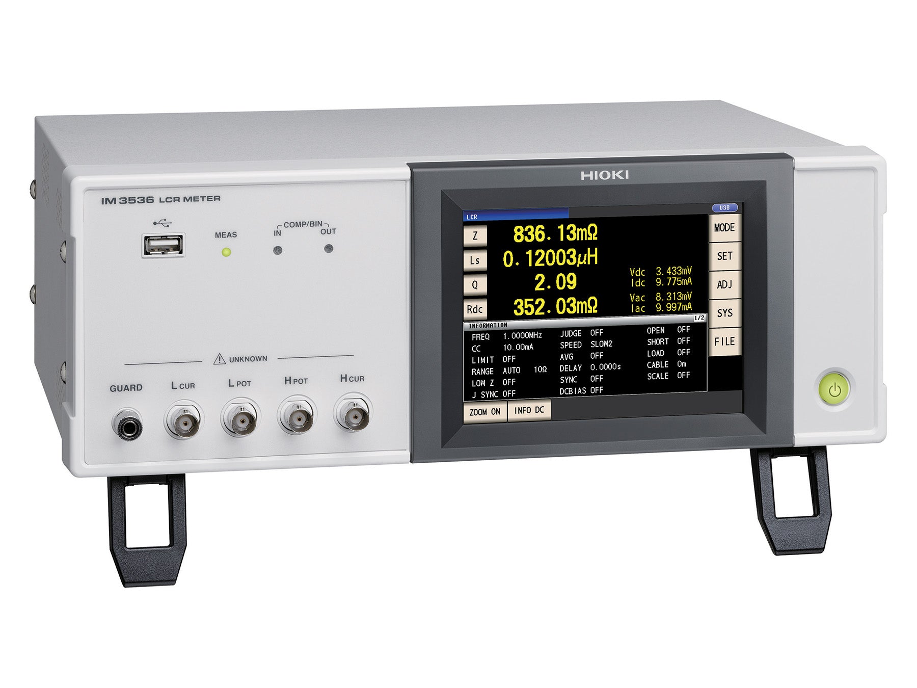 Hioki - IM3536 - LCR-MESSGERÄT - VolTech GmbH