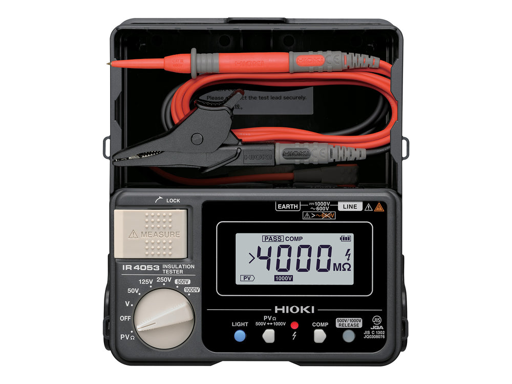 Hioki - IR4053 - Digitales Isolationsmessgerät für PV-Anwendungen - VolTech GmbH