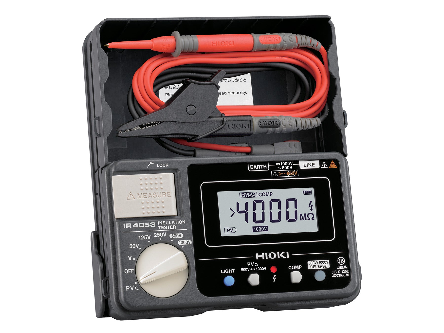 Hioki - IR4053 - Digitales Isolationsmessgerät für PV-Anwendungen - VolTech GmbH