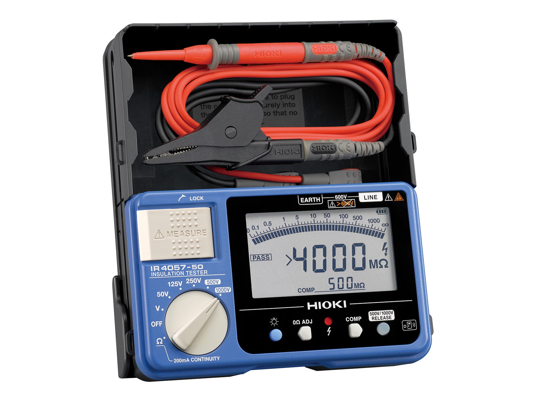 Hioki - IR4057-50 - Digitales Isolationsmessgerät mit Bluetooth-Option - VolTech GmbH