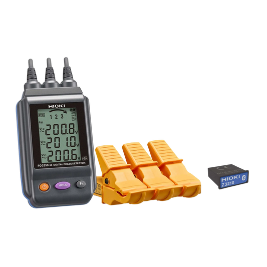 HIOKI PD3259-50 - Kontaktloser digitaler Drehrichtungsprüfer mit echter Spannungsmessung - VolTech GmbH