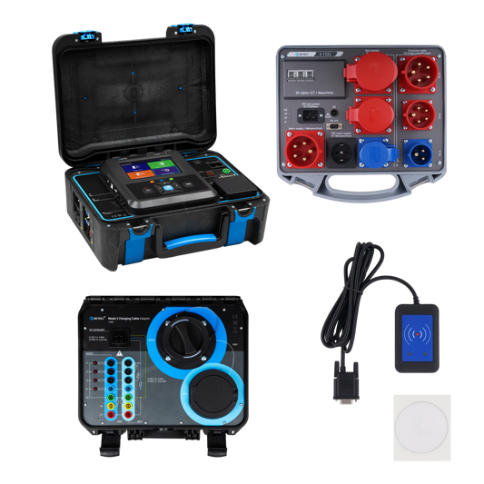 Metrel MI 3365 - A 1322 - A 1832  - Geräte und EVSE Profi-Set CH-Version - VolTech GmbH