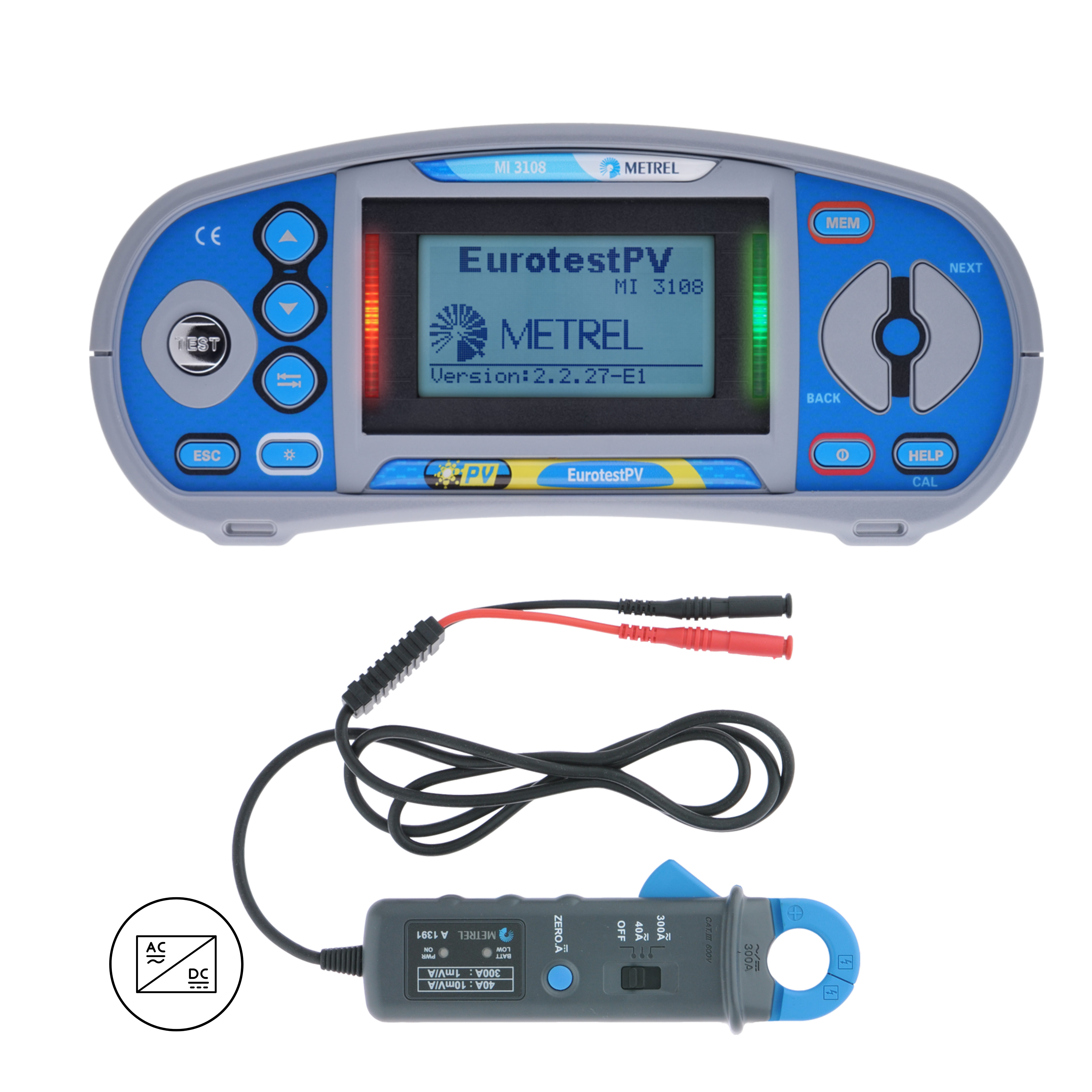 Metrel MI 3108 EurotestPV / PV - und Installationstester 2 in 1 - VolTech GmbH
