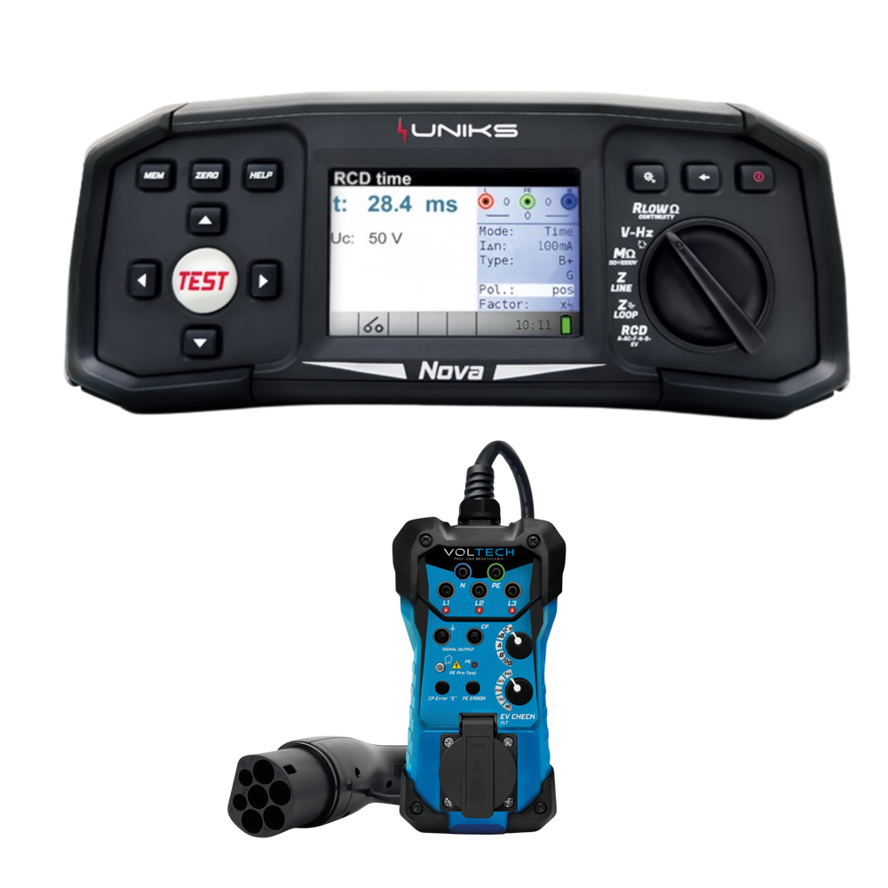 UNIKS Nova Installationstester EVSE - Set - VolTech GmbH