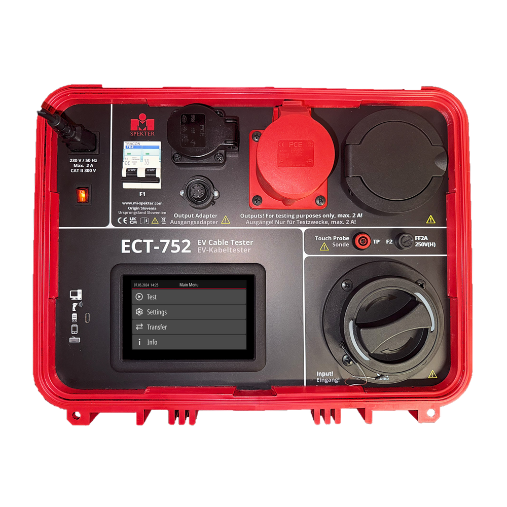 ECT-752 EV-Ladekabel-Tester - VolTech GmbH