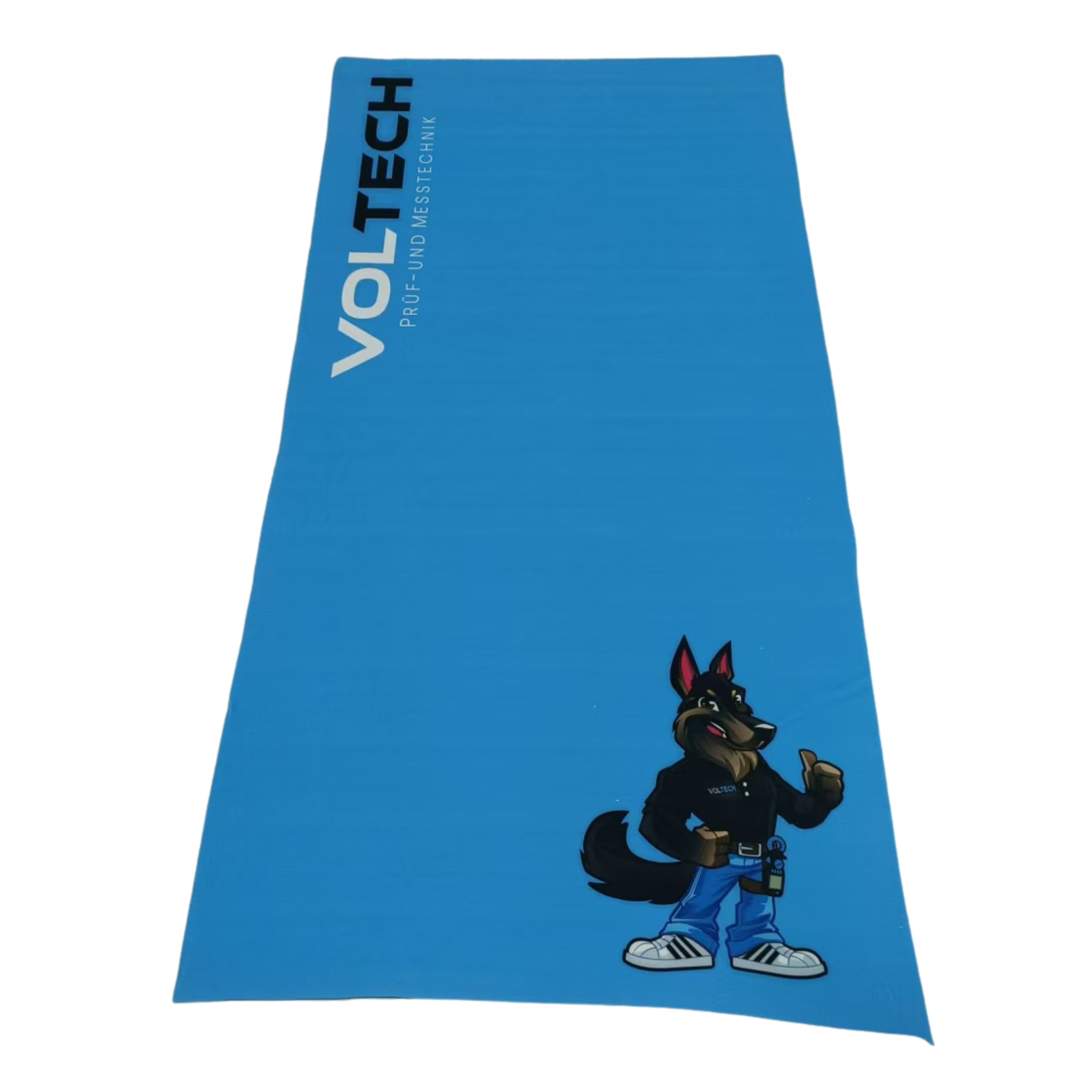 VOLTECH Fan-Strandtuch – Mikrofaser, 90 x 180 cm, blau - VolTech GmbH