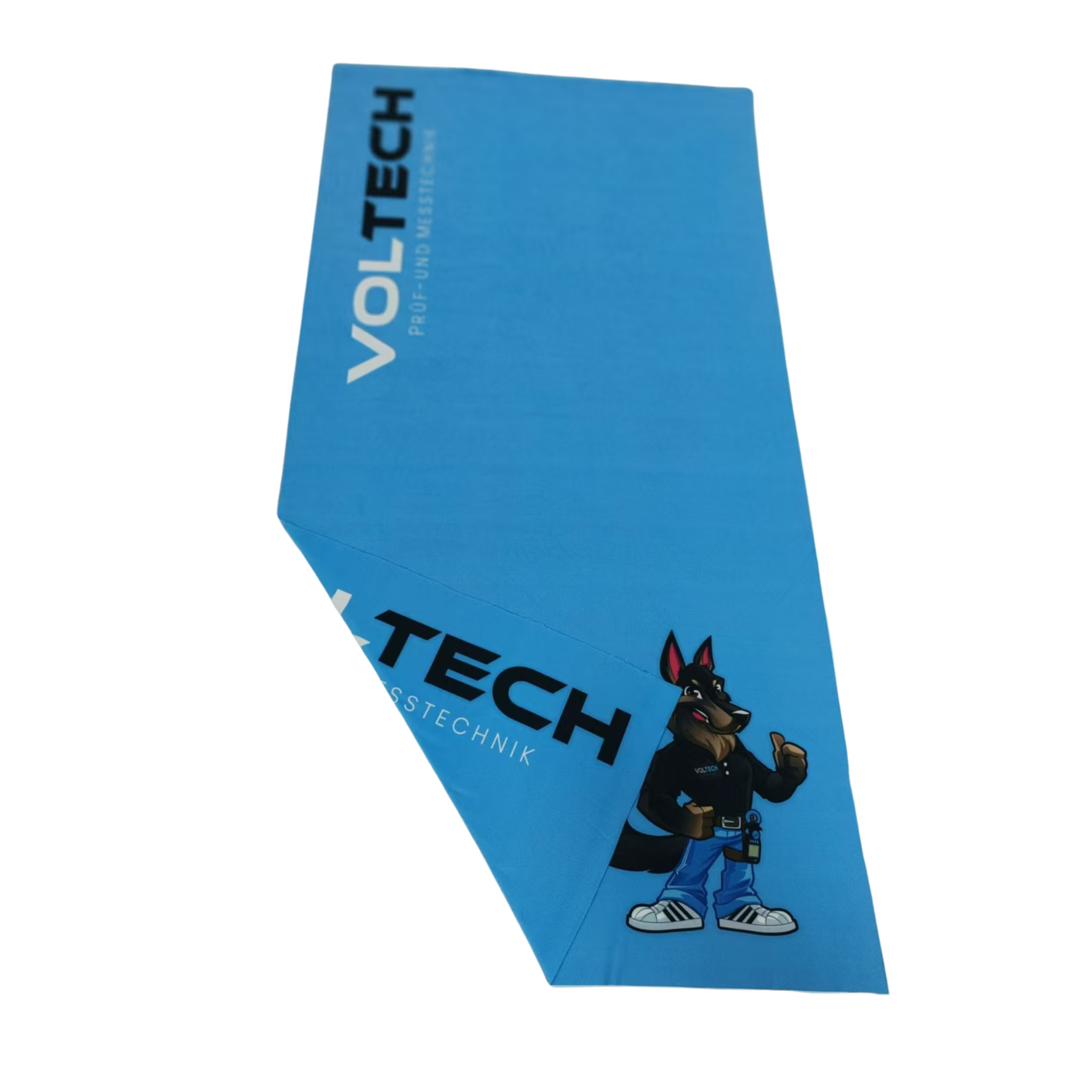 VOLTECH Fan-Strandtuch – Mikrofaser, 90 x 180 cm, blau - VolTech GmbH
