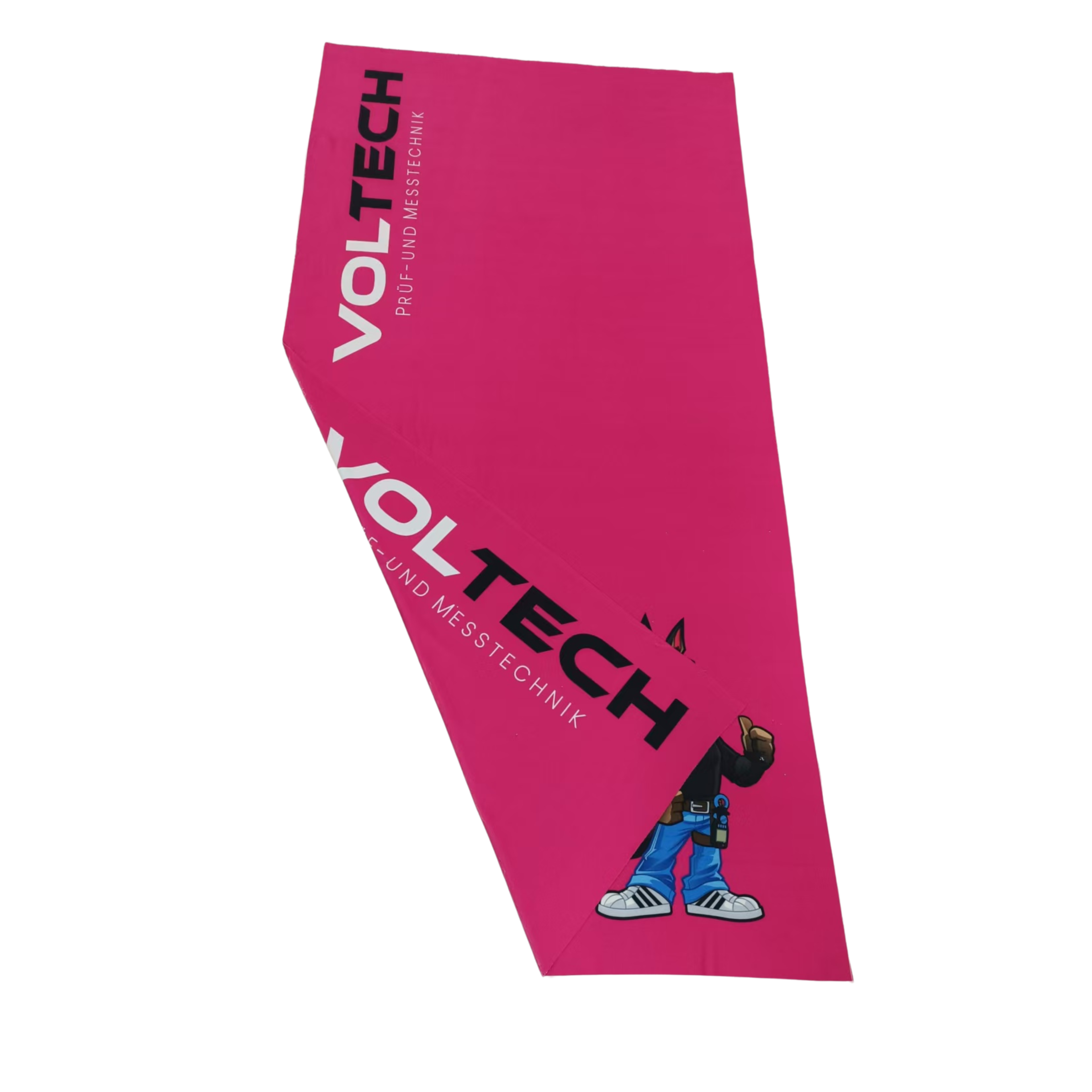 VOLTECH Fan-Strandtuch – Mikrofaser, 90 x 180 cm, pink - VolTech GmbH