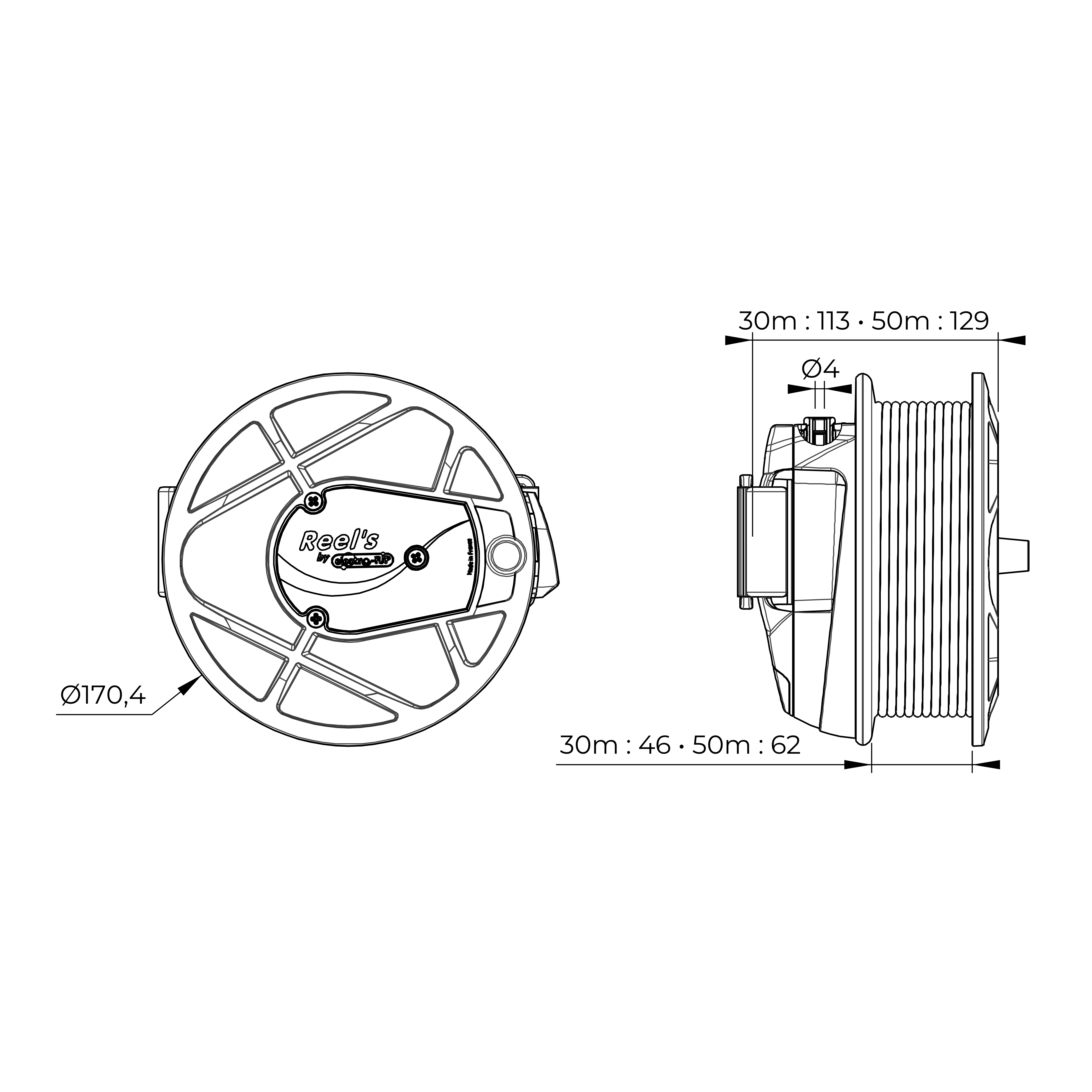 PJP Kabelrolle STB-REEL2310 - VolTech GmbH