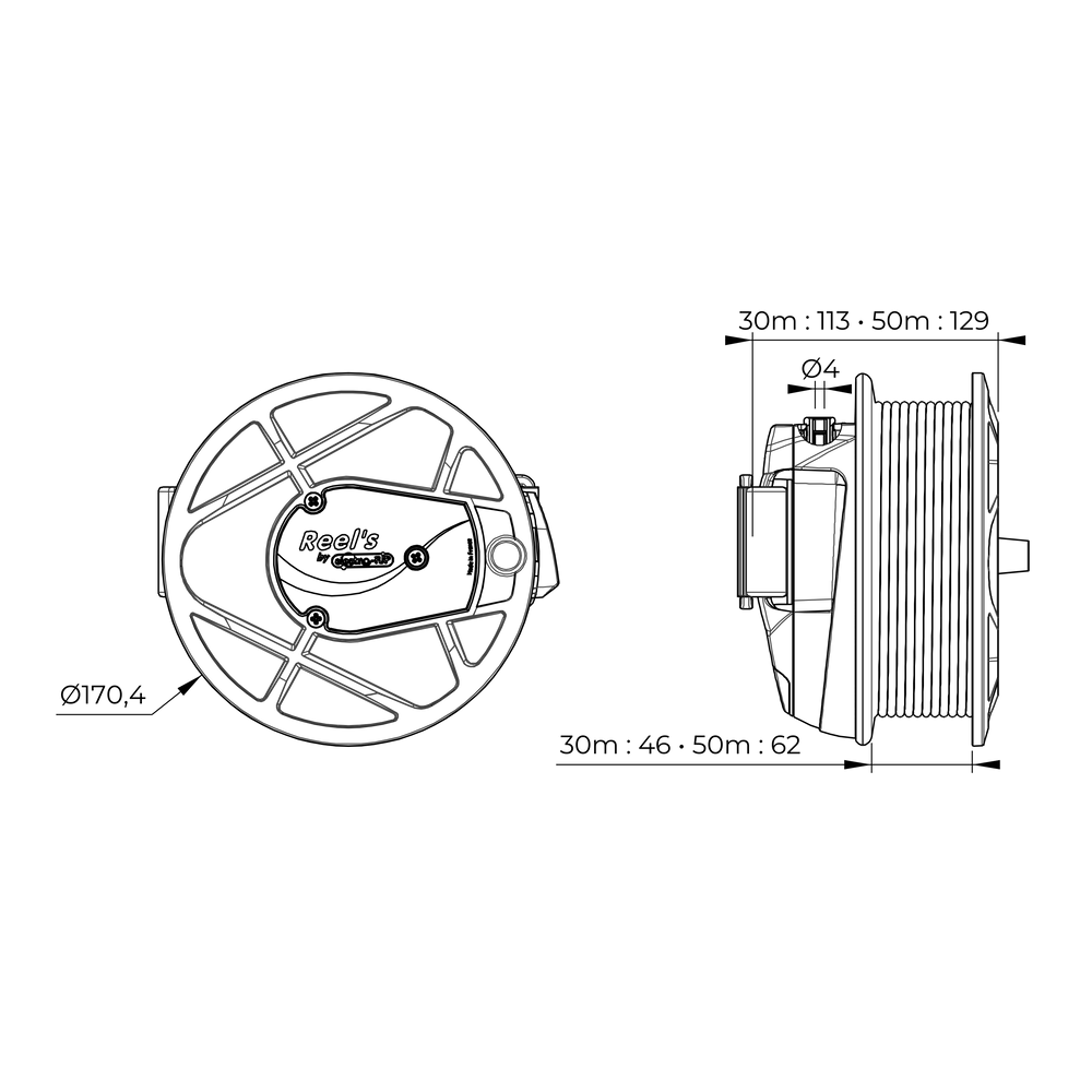 PJP Kabelrolle STB-REEL2310 - VolTech GmbH