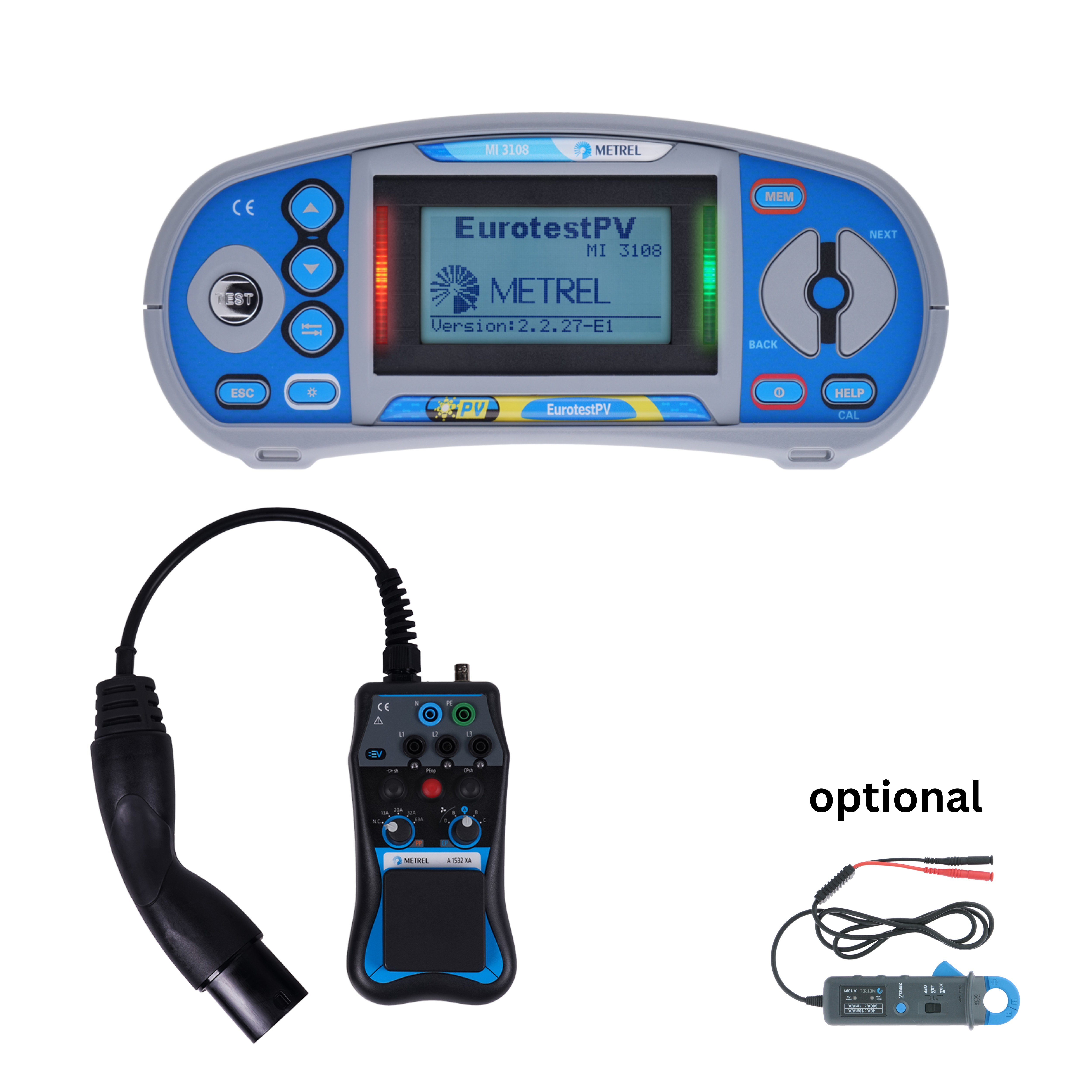 PV - Installationstester - Emobility - SET Metrel MI 3108 & 1532 XA - VolTech GmbH