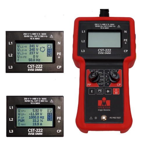 CST-222 – Wallboxtester und Messadapter für E-Ladesäulen - VolTech GmbH