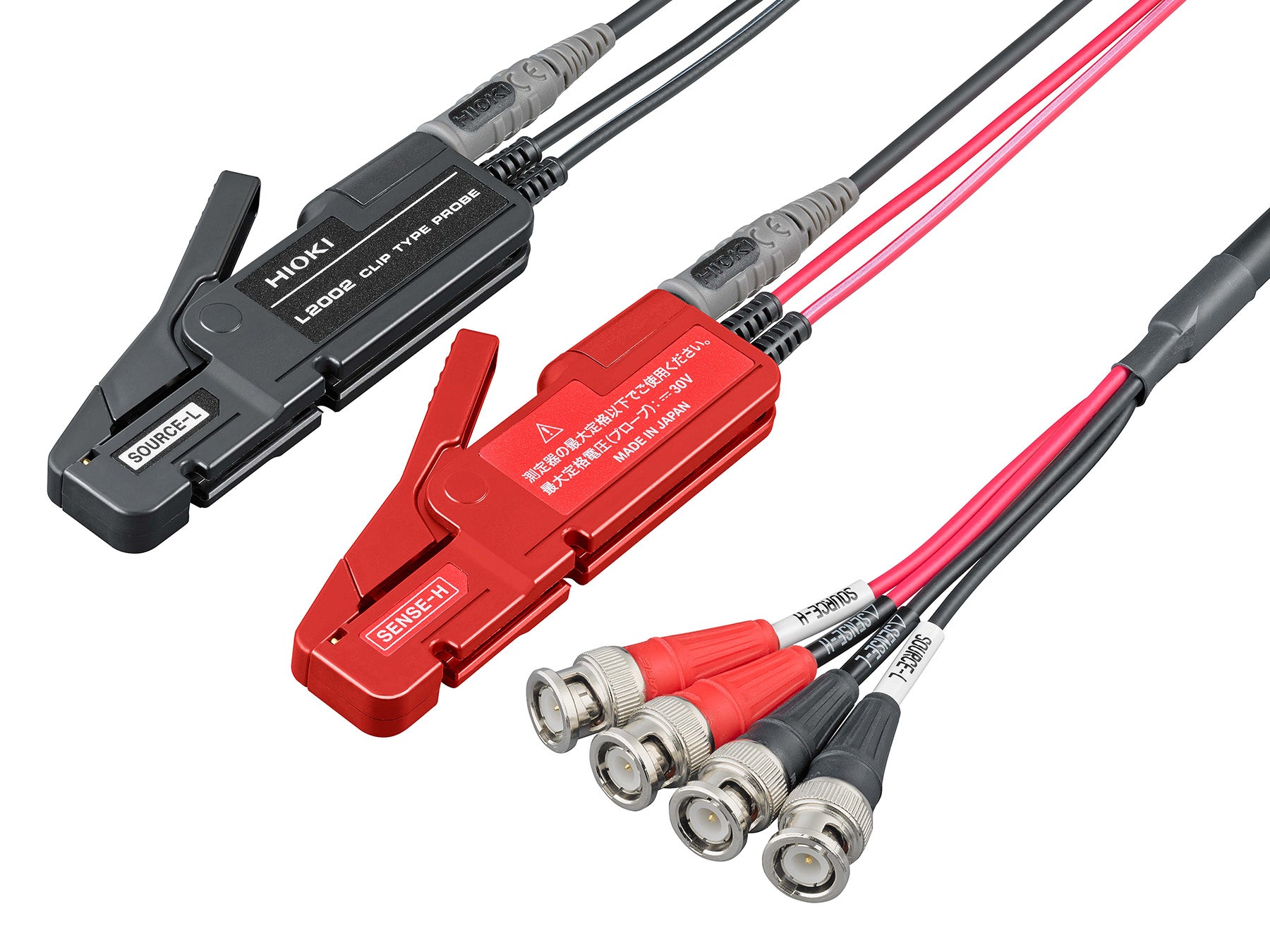 Hioki - L2002 - Messleitung mit Zangenklemmen für BT4560 und BT4560-50 - VolTech GmbH