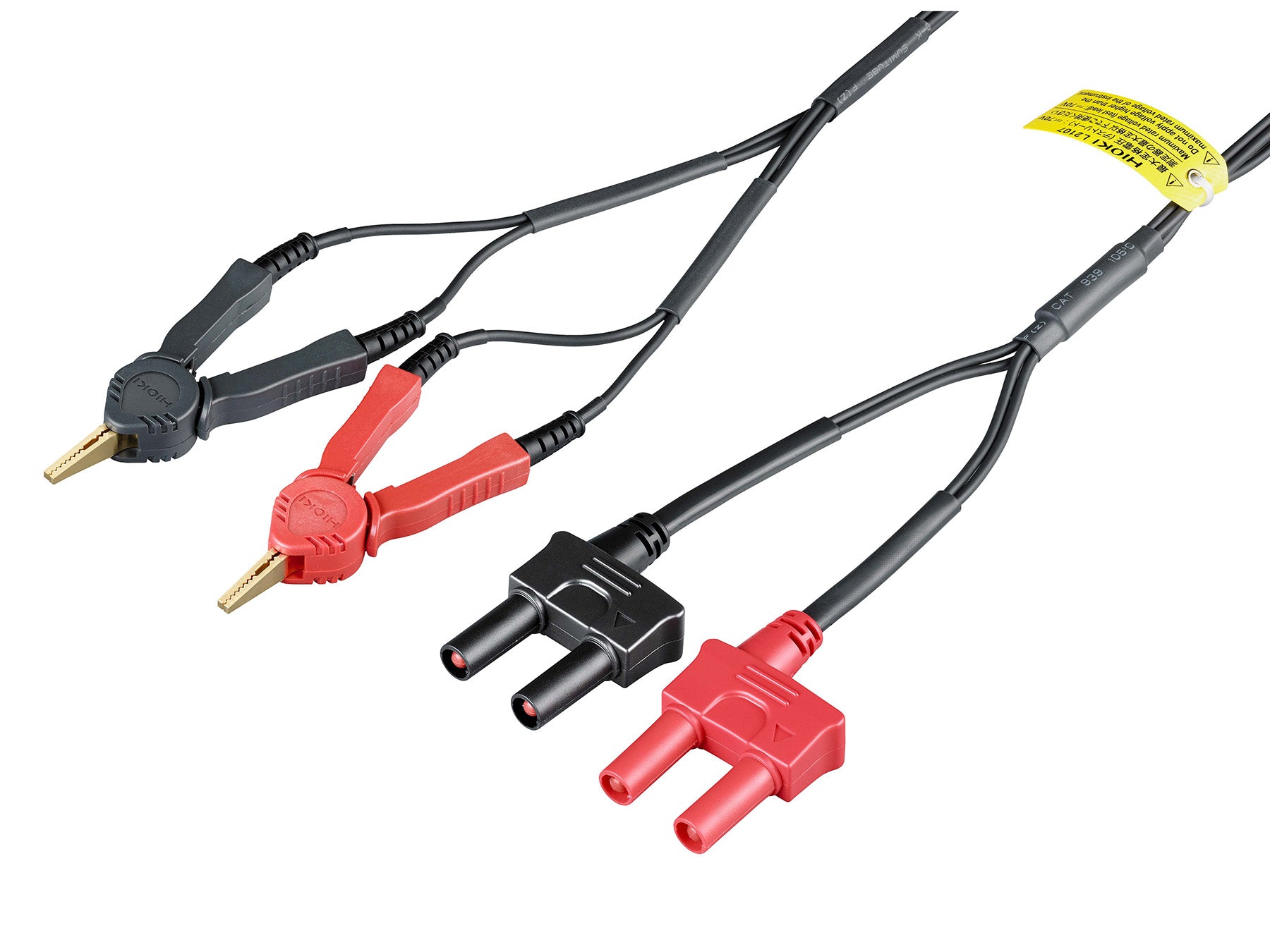 Hioki - L2107 - Vierleitermesskabel mit Kelvin-Clips für 3540/3561/RM3548 - VolTech GmbH