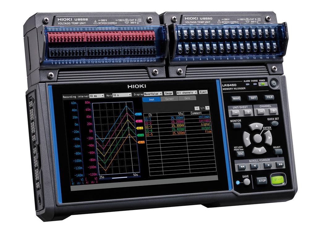 Hioki - LR8450 - Modularer Mehrkanal-Datenlogger - VolTech GmbH