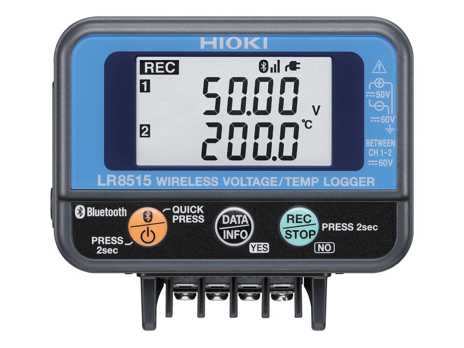 Hioki - LR8515 - Bluetooth Spannungs-/Temperaturlogger - VolTech GmbH