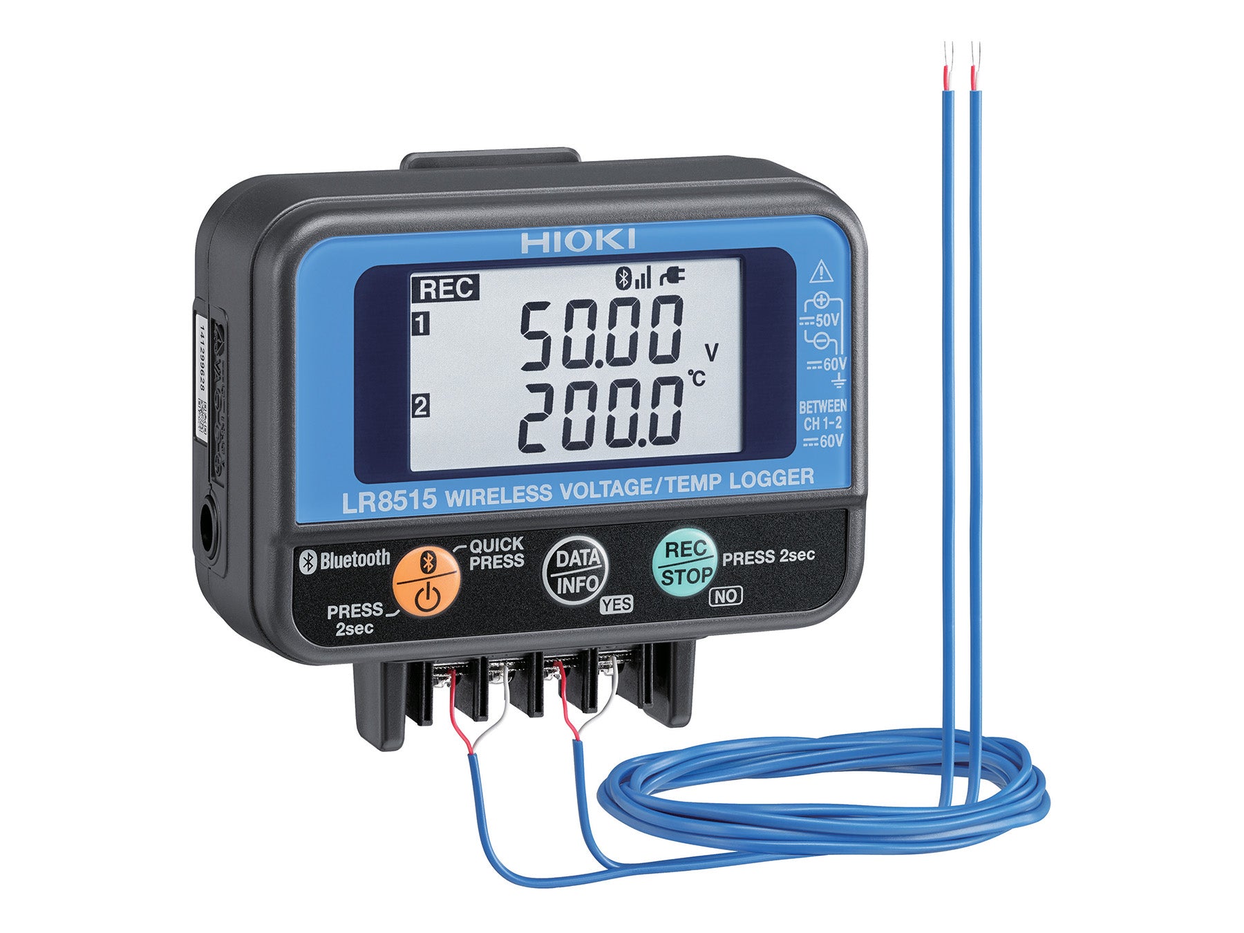 Hioki - LR8515 - Bluetooth Spannungs-/Temperaturlogger - VolTech GmbH