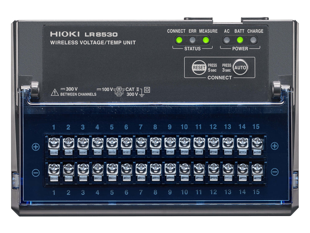 Hioki - LR8530 - Drahtloses Loggermodul für Spannung und Temperatur, 15 Kanäle - VolTech GmbH