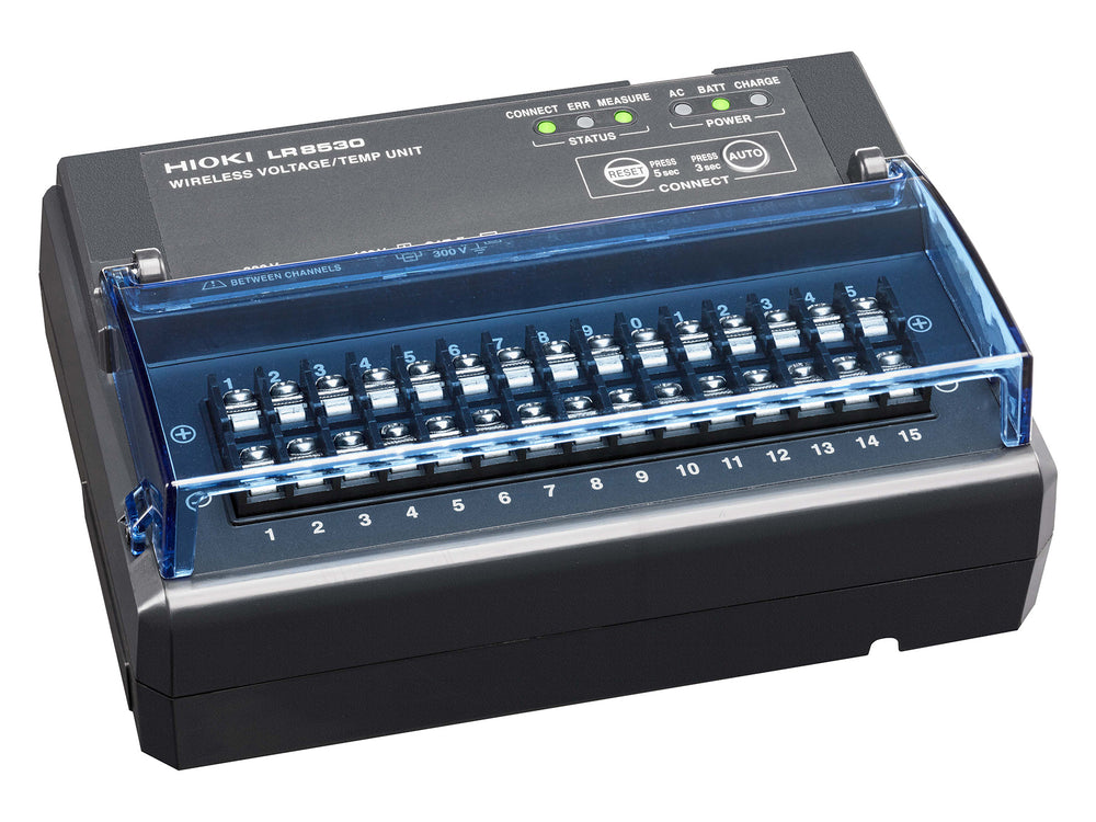 Hioki - LR8530 - Drahtloses Loggermodul für Spannung und Temperatur, 15 Kanäle - VolTech GmbH