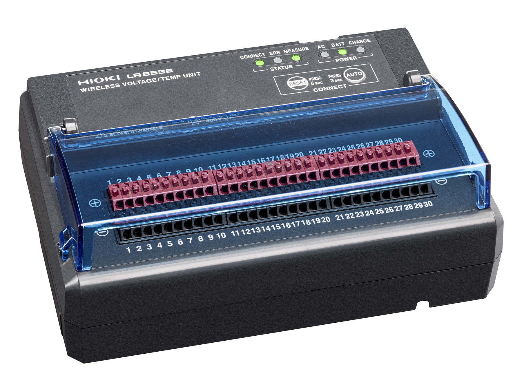 Hioki - LR8532 - Drahtloses Loggermodul für Spannung und Temperatur, 30 Kanäle - VolTech GmbH