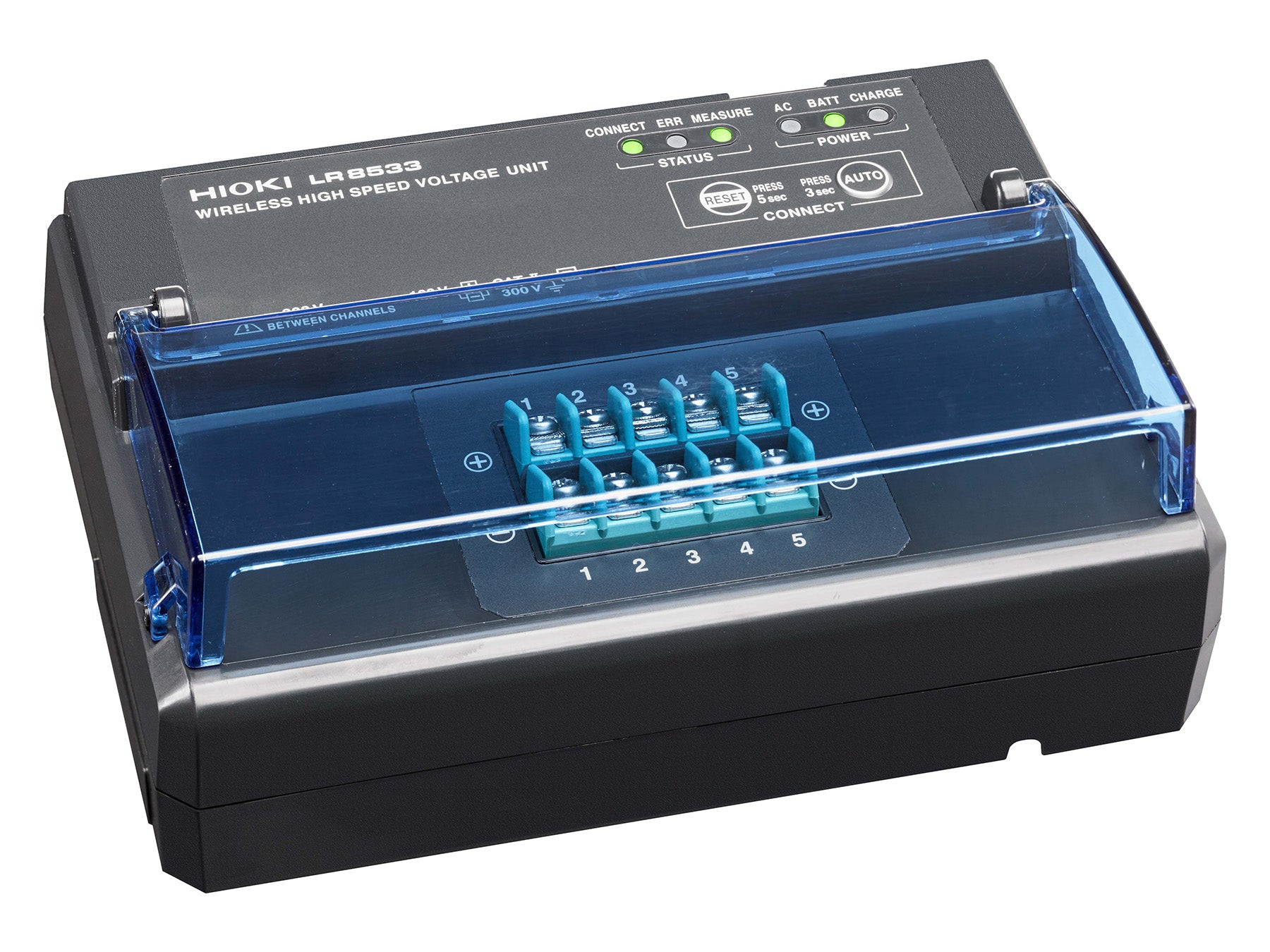 Hioki - LR8533 - Drahtloses Loggermodul für Spannungen, 1 ms, 5 Kanäle - VolTech GmbH