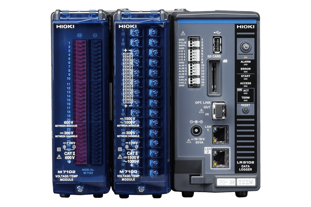 Hioki - M7100 - 15-Kanal Messmodul für Spannung / Temperatur, LR810x Datenlogger Serie - VolTech GmbH