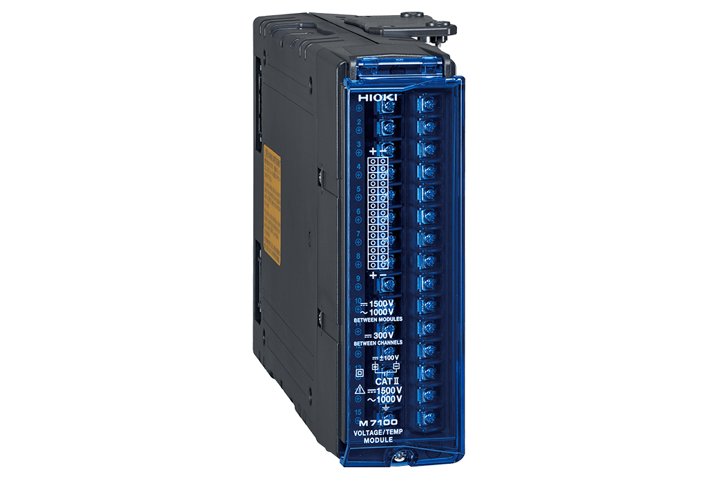 Hioki - M7100 - 15-Kanal Messmodul für Spannung / Temperatur, LR810x Datenlogger Serie - VolTech GmbH