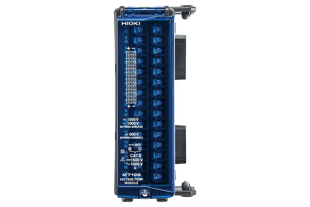 Hioki - M7100 - 15-Kanal Messmodul für Spannung / Temperatur, LR810x Datenlogger Serie - VolTech GmbH