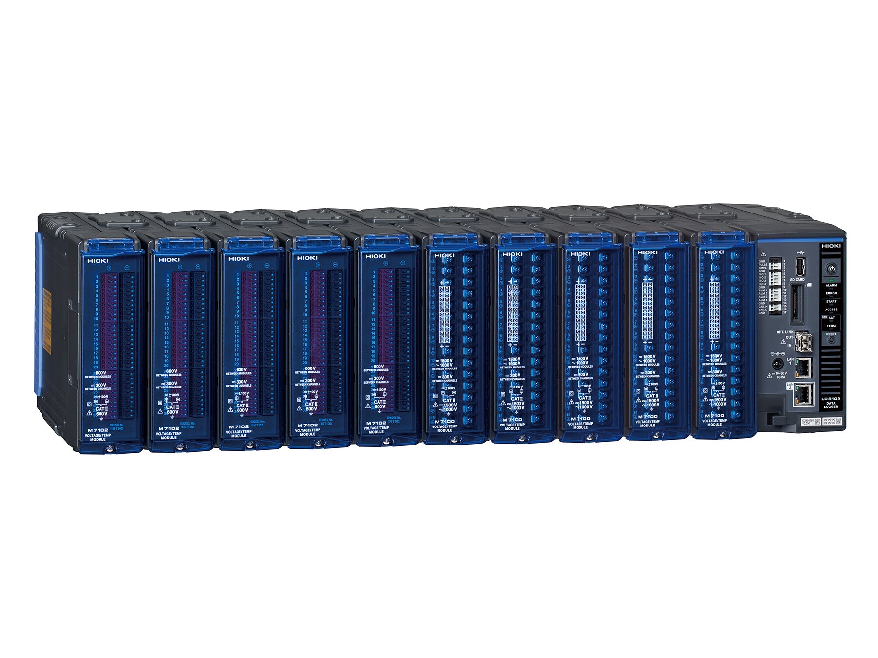 Hioki - M7102 - 30-Kanal Messmodul für Spannung und Temperatur, LR810x Datenlogger Serie - VolTech GmbH